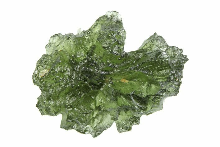 Green Moldavite Tektite ( g) - Besednice, Czech Republic #359243